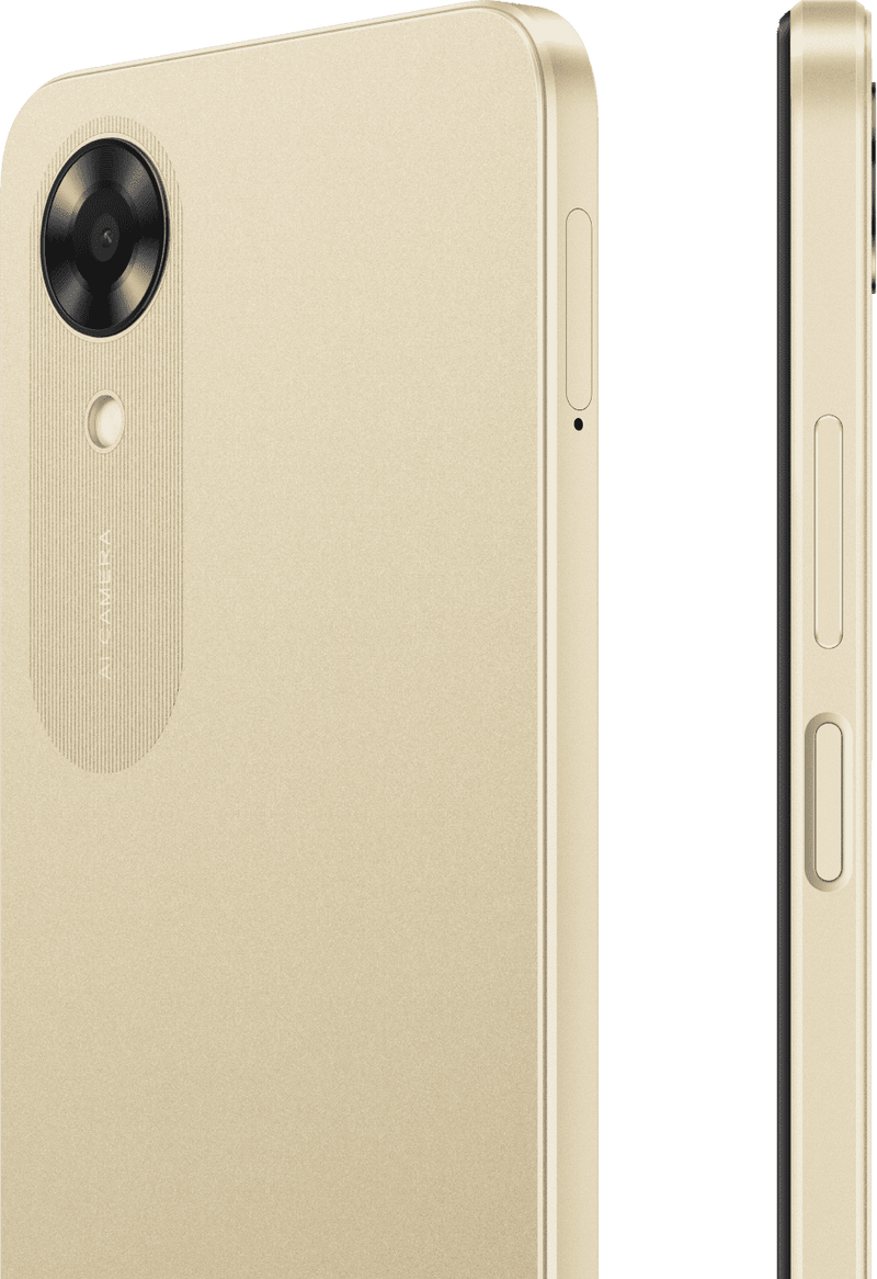 Oppo A17k (Gold, 3GB RAM, 64GB Storage)