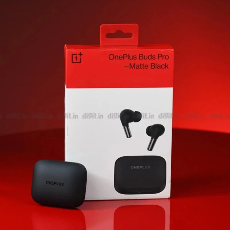 Oneplus Buds Pro Bluetooth Truly Wireless in Ear Earbuds with mic, Smart Adaptive Noise Cancellation, 10 Minutes Warp Charge, Upto 38 Hours Battery, Zen Mode, Bluetooth 5.2v (Matte Black)