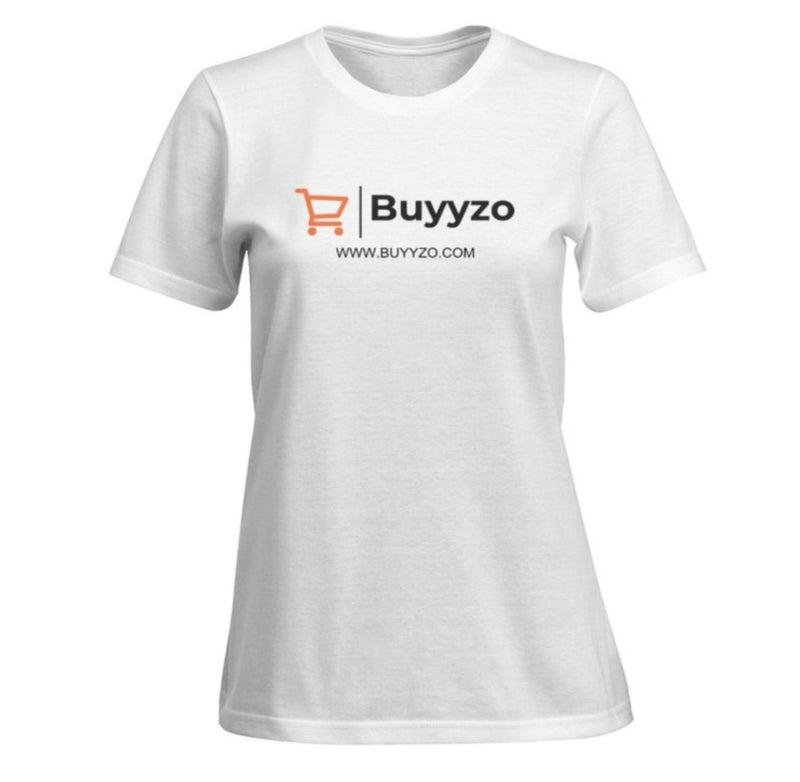 women's cotton t-shirt buyyzo white