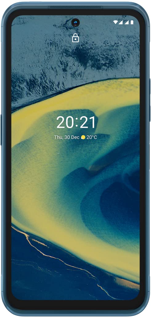 Nokia XR20 5G, IP68 & Military-Grade casing, Corning Gorilla Glass Victus, 6GB RAM/128GB Storage, Blue