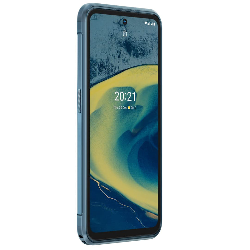 Nokia XR20 5G, IP68 & Military-Grade casing, Corning Gorilla Glass Victus, 6GB RAM/128GB Storage, Blue