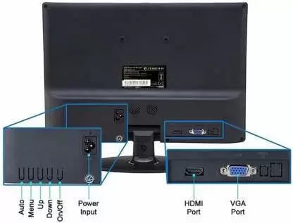 ZEBRONICS 15.1 inch HD LED Backlit Monitor (VS16HD LED)  (Response Time: 10 ms)